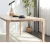 Import Mid-century Modern Minimalist Dining Room Kitchen Table Natural Color Dining Room Furniture Ash Wood Solid Home Furniture Wooden from China
