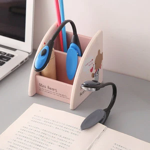 Mini LED adjustable double bar book reading light notebook light table light