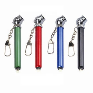 Mini pencil tyre gauge with key chain