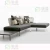 Import Modern outdoor furniture powder coat aluminium frame sectional garden sofa set patio from China