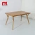 Import Modern style solid oak wood dining set table and 4 chairs set kitchen furniture from China