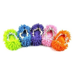 mop slipper floor polishing shoes  cleaner dust cleaning house foot shoes