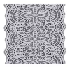 More new style Laser sticking fleece embroidery fabric Stretch lace lace trimmings Finished custom accessories