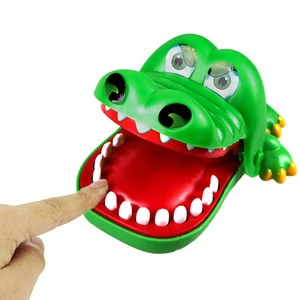 Mouth Dentist Bite Finger Toy Large Crocodile Pulling Teeth Bar Games Toys Kids Funny Toy For Children Gift