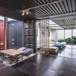 movable stackable winter container house for sale