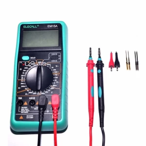 Multi-function 125CM High soft Multimeter Probe Test Cable Leads with 1.0 2.0 4.0 tips for one probe leads