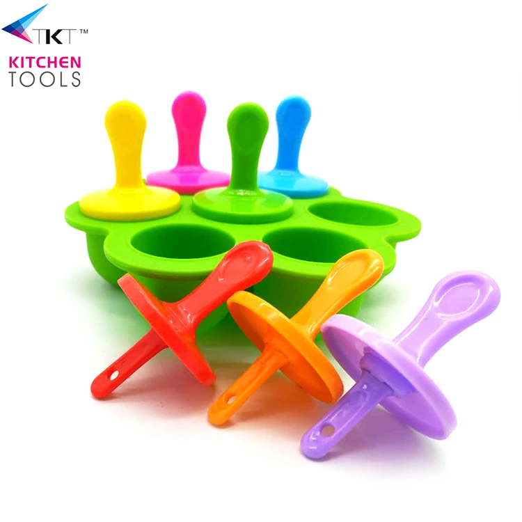 Multi-function Popsicle mold silicone hole 7 Popsicle mold discus DIY Popsicle Mold