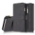 Multi-function zipper business leather case mobile phone Detachable case split flip card wallet for iphone Samsung
