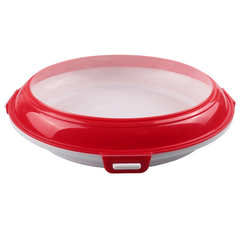 Multifunctional Food Safety Vacuum Plastic Round Food Preservation Tray