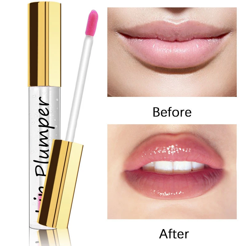Natural Lipstick Oil Private Label Clear Lip Plumper Gloss Clear Lip Gloss Wholesale