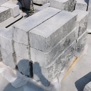 Natural Stone blue Limestone Bricks for outdoor wall