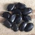 Import nature black river stone pebbles stone from China