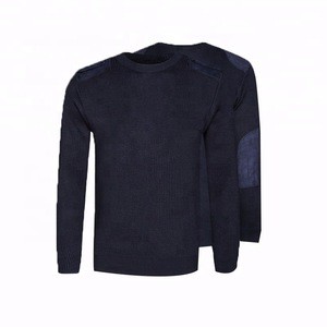 Navy Blue  Military Uniform Sweater, Security Sweater