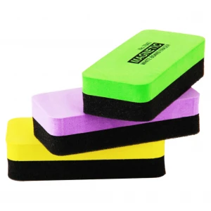 New Arrival Creative Black Board Erase Sponge Office Supplies White Magnetic Erasers