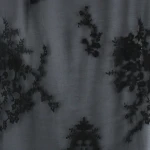 New arrivals black embroidery high quality french chiffon fabric rolls in stock