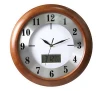 new classical brown color good wooden customised wall clock antique style