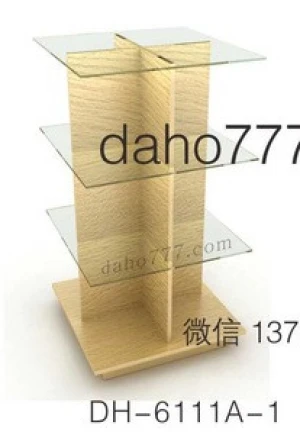 NEW Creative design  commercial sales promotion/exhibiton wood display shelf   round shape 4layers display table