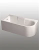 New Design Freestanding Bowl Moon Reasonable Price 60 Inch Soaker Portable Bathtubs with Soakers and Portables for Sale