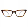 new design lamination cat eye acetate eyeglasses  women optical frame wholesale  made in China