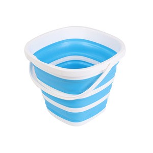 New design Multi-function save space folding plastic water bucket handle