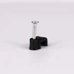 new design plastic circle nail cable clips (cable clamp & cleat)