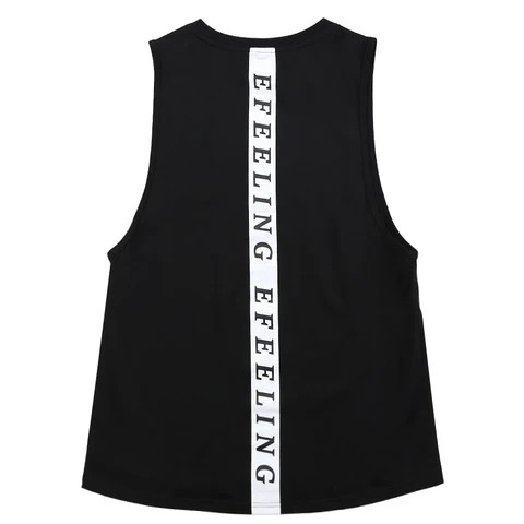 New Design Summer Customised Sport Gym Black Man Vest Tank Tops