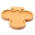 Import New fashionable cartoon style design wooden breakfast food board serving tray bamboo vegetable dish from China
