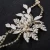 Import New leaf bride turban wedding bridal ribbon gold hairband from China