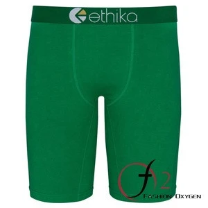 New material colorful pure color bamboo mens boxers and briefs