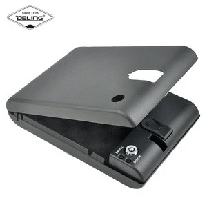 New Portable Pistol Safe Fingerprint Safe Box Car Biometric Gun Safe