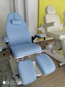 New product electric pedicure foot spa massage chair with split legs