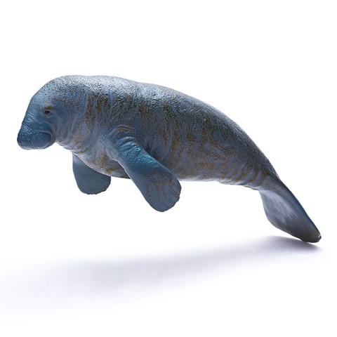 New Product Ocean Animal Toys Educational Animal Figure Soft Vinyl Mini Trichechu Natural Color Ocean Model Gift Choice