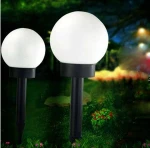 New solar LED circular bulb lamp garden outdoor yard lawn lamp factory direct decoration lamp