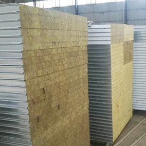 New soundproof insulated panel  150mm rockwool sandwich panel building materials