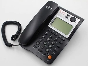 new style multi-function Caller ID phone with headset port for home office use