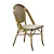 Import New style wholesale aluminum plastic PE rattan wicker bamboo all water bistro chair for garden leisure furniture from China