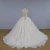 Import Newest sample organza ball gown wedding dress off shoulder bridal gown from China