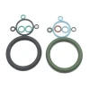 Nickel Coated Graphite Filled Silicone for EMI shielding,High quality customized conductive molded press O rings