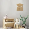 Nordic Style Alpaca Design Of Kids Mdf Wall Clock