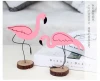 Nordic wind cute Wood flamingo ornaments wooden crafts home decorations factory wholesale