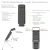 Import Northland Mini Portable dimmable LED USB Clip on Small Rechargeable Light Flexible Pocket Book Lamp LED Reading Light For Book from China