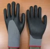 Nylon glove PU foam with PVC dots