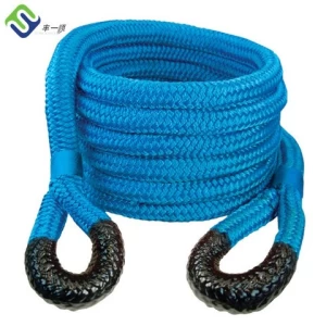 Nylon Kinetic Braided vehicle recovery rope tow strap for sale