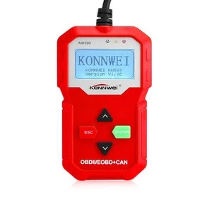 OBD 2 OBD2 Autoscanner KW590 Support Multi-languages Full ODB2 Function Auto Diagnosis Scanner ODB 2 Diagnostic tool