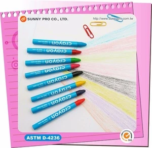 ODM Sale Drawing 8 Pack Color Box Long-Lasting color Crayon pack