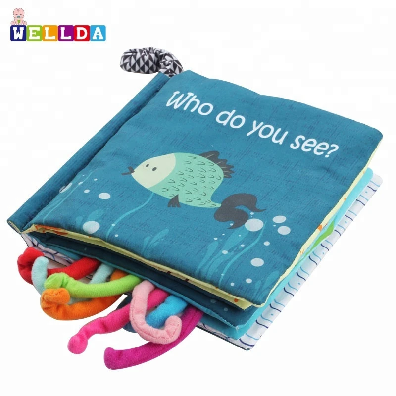 OEM gift kids books &amp; Child Children Cloth Book baby kids educational toy