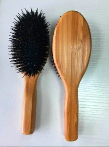 OEM manufacture novel style natural bamboo hair brush