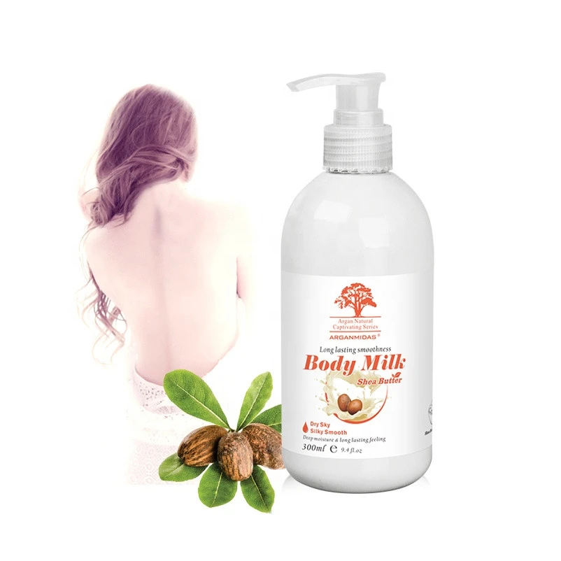 OEM ODM Private Label Raw Materials Shea Butter Moisturizing Body Cream Lotion