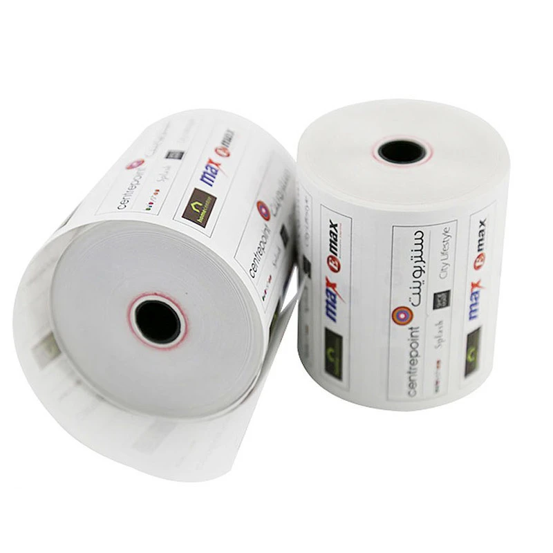 OEM printed thermal paper 80x80 48 gsm thermal fax machine paper