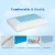 Import OEM Wholesaler neck ventilated sleep cooling gel memory foam pillow with hole from China
